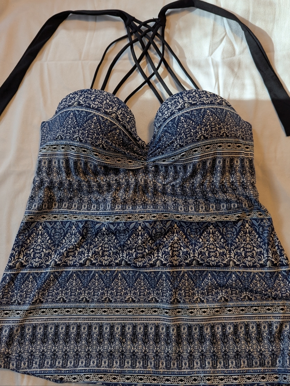 Ladies Wave Zone Tankini Bathing Suit Top Size XL